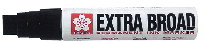 Sakura Marqueur permanent extra large Noir Sakura Marqueur permanent extra large Noir
